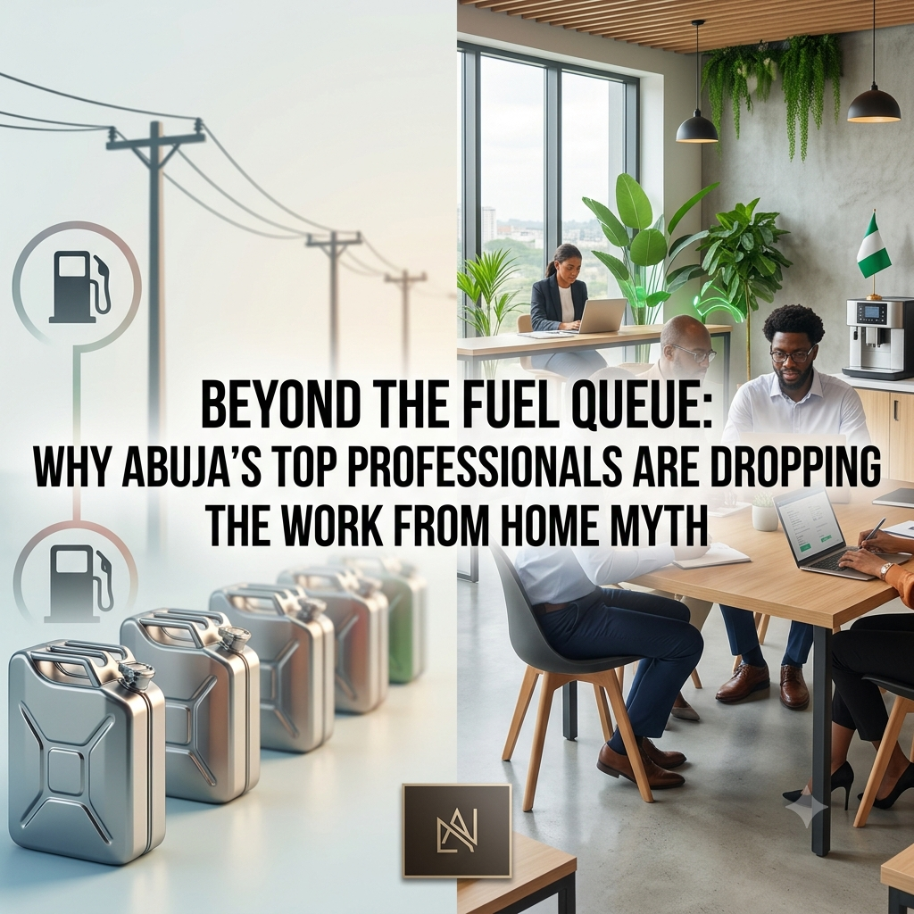 BEYOND THE FUEL QUEUE: WHY ABUJA’S TOP PROFESSIONALS ARE DROPPING THE WORK FROM HOME MYTH
